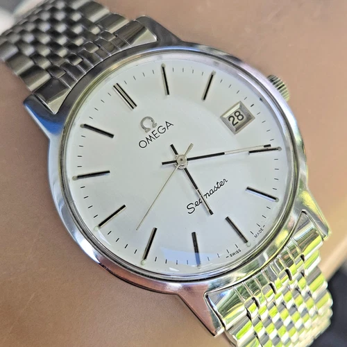 Vintage OMEGA Seamaster men's manual wind watch Ref.136.0099 date 1979