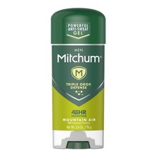 Mitchum Men Gel Antiperspirant Deodorant Mountain Air 3.4oz 48HR Protection