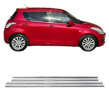 Chrome Side Window Molding For Suzuki Swift 2004-2017 - 4pcs Chrome Side Window Molding For Suzuki Swift 2004-2017 - 4pcs