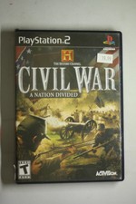 Civil War a Nation Divided - PlayStation 2 PS2   SEE PICTURES  - Tested