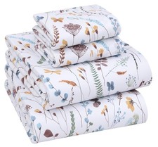 100 Cotton Sheets - Crispy Cooling Percale Sheets for Full Size Bed, Breathable