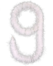 Marabou Feather Boa 22G 2 Yards   Soft Fluffy Turkey Feathers for DIY Crafts, Pa