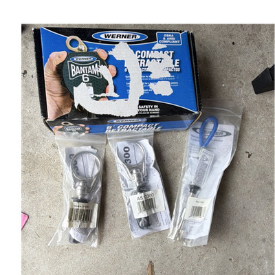 Werner Bantam 6 Compact Retractable Safety Anchor Fall Protection Device A510300