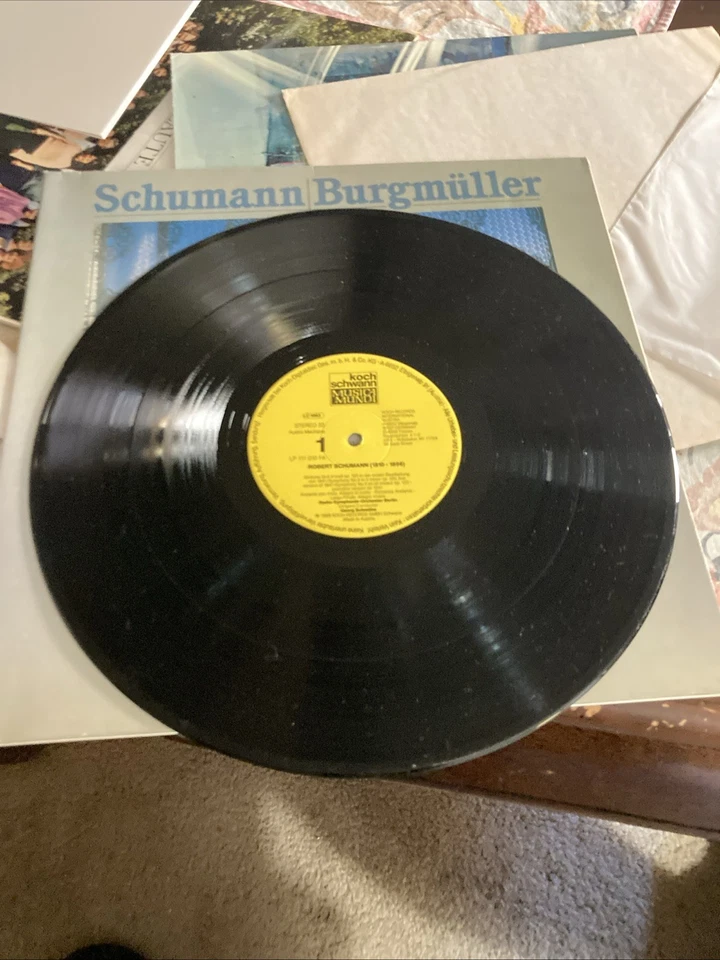 Schumann & Burgmuller Symphonies, Schmohe/Berlin Radio, Schwann LP 111 010 FA - Image 4 of 4