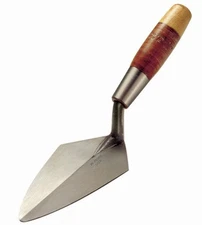 W Rose Pointing Trowel 7" Blade w/Leather Handle