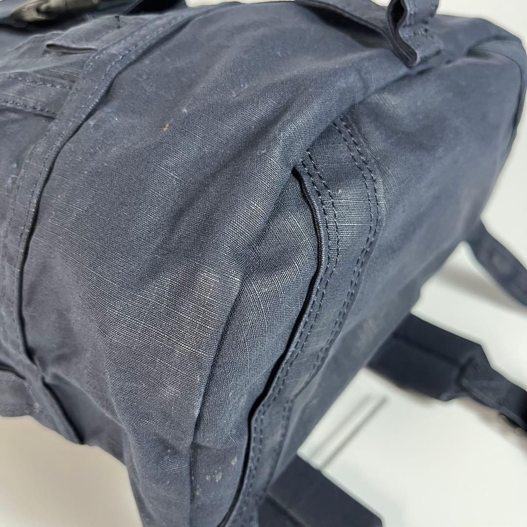 Porter Cube Navy Drawstring Backpack Used Waterpr… - image 9