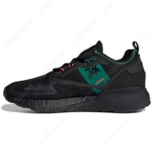 Adidas ZX 2K Boost Black Bright Green for sale | eBay display picture 1