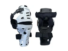 Mobius X8H Hybrid Knee Support Mx (PAIR) White / Black Large / X-L - OPEN BOX