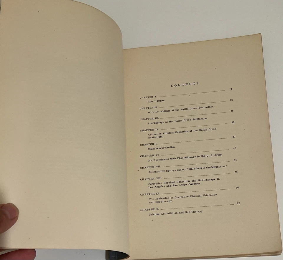 1932 Solar Therapy And Corrective Physical Education by Captain Tell J. Berggren - Image 4 of 4
