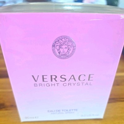 Versace Bright Crystal Eau de Toilette Spray, Regular Size 3.0 US fl oz