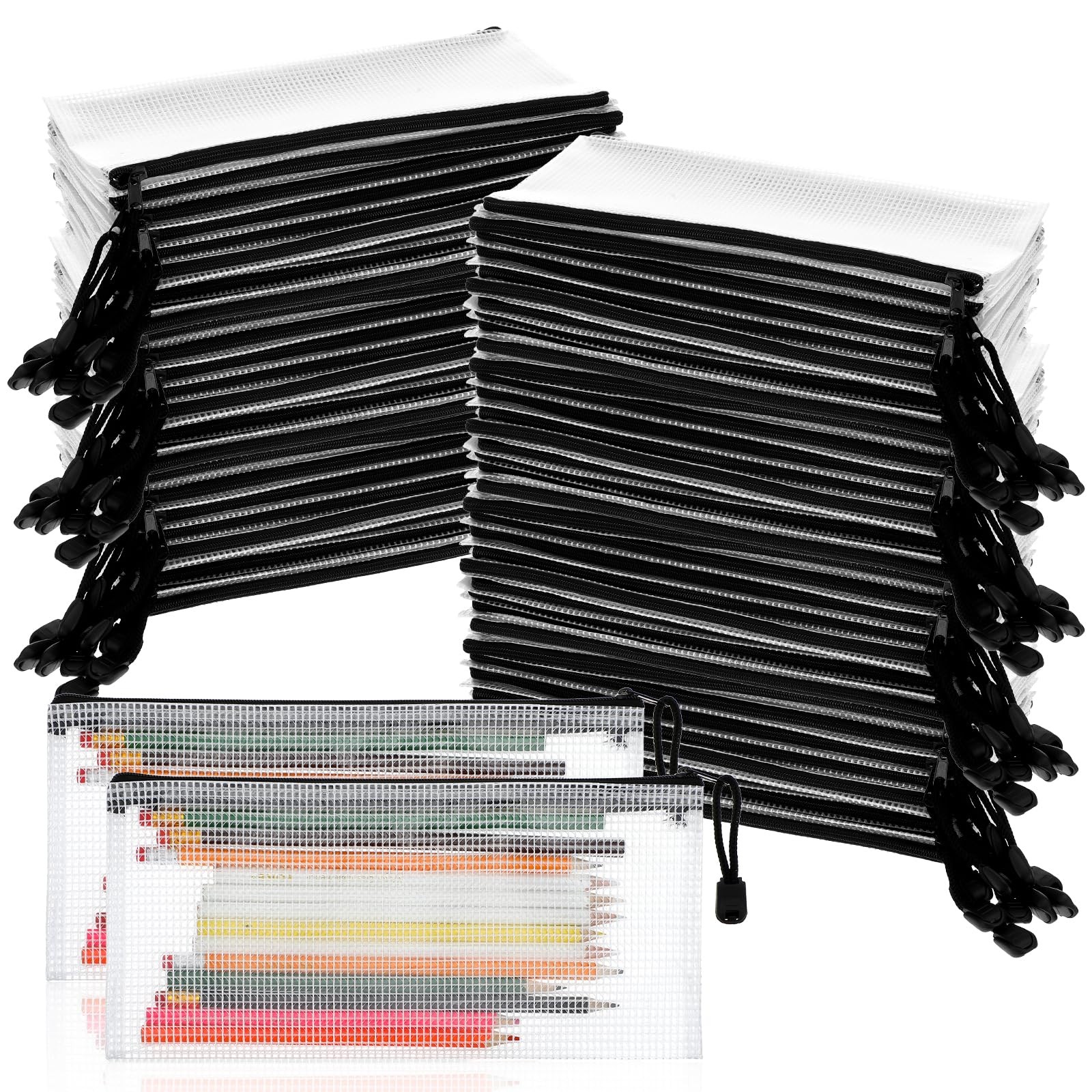 Pouch Bulk Clear Holder Storage Bag 100 Pcs