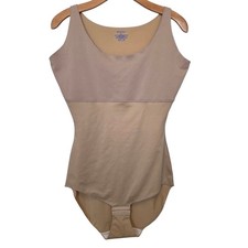 SPANX Shapewear Open Bust Bodysuit Soft Nude Size XL NWOT