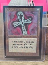1993 ANKH OF MISHRA Magic the Gathering Collector's Edition CE MTG Sharp Corners