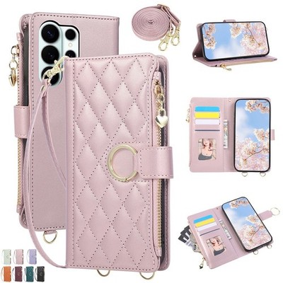 Grid Leather Wallet Phone Case For Honor 600 400 200 Google 10 9 8 7 Oneplus 11