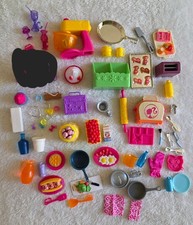 Lot of Vintage Barbie Kitchen Accessories