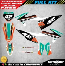 Custom graphics kit STRIKE style Stickers to fit KTM SXF 2019 2020 Decal kit