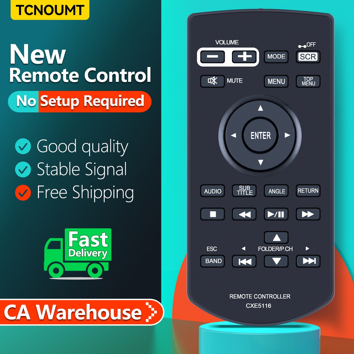 CXE5116 Remote Control For Pioneer Car Audio System DVD RDS AV