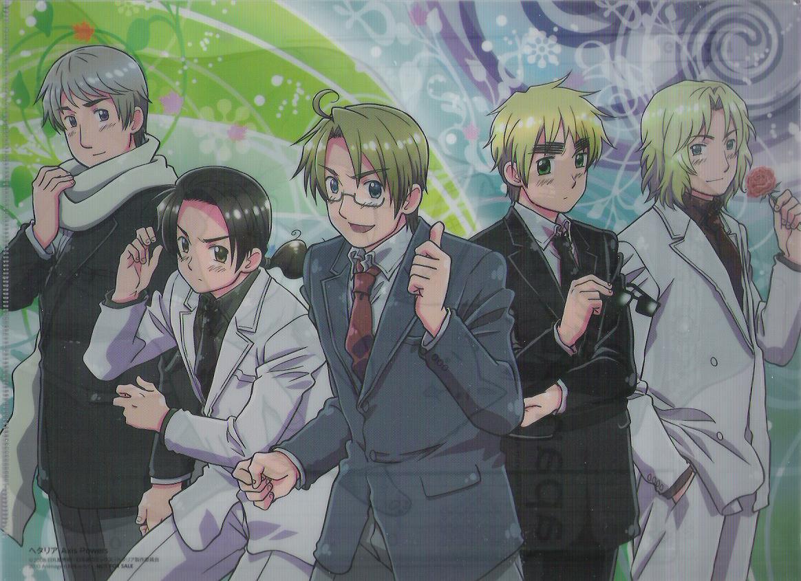 clear file folder promo Hetalia Axis Powers anime Japan UK USA