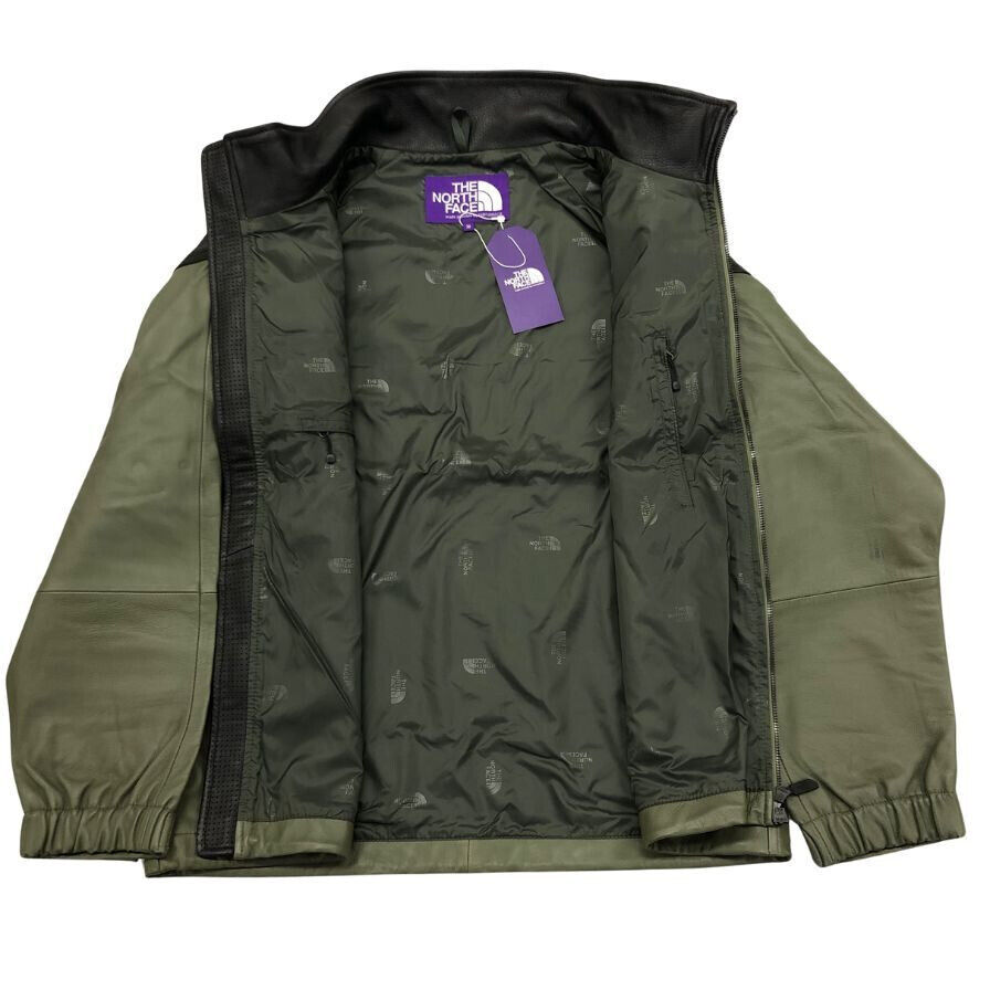 THE NORTH FACE PURPLE LABEL FIELD LEATHER JACKET MEN BLACK x THE NORTH FACE PURPLE LABEL FIELD LEATHER JACKET MEN BLACK x
