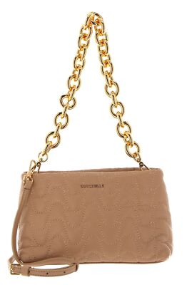 COCCINELLE Ophelie Matelasse Handbag Umhängetasche Tasche Toasted beige