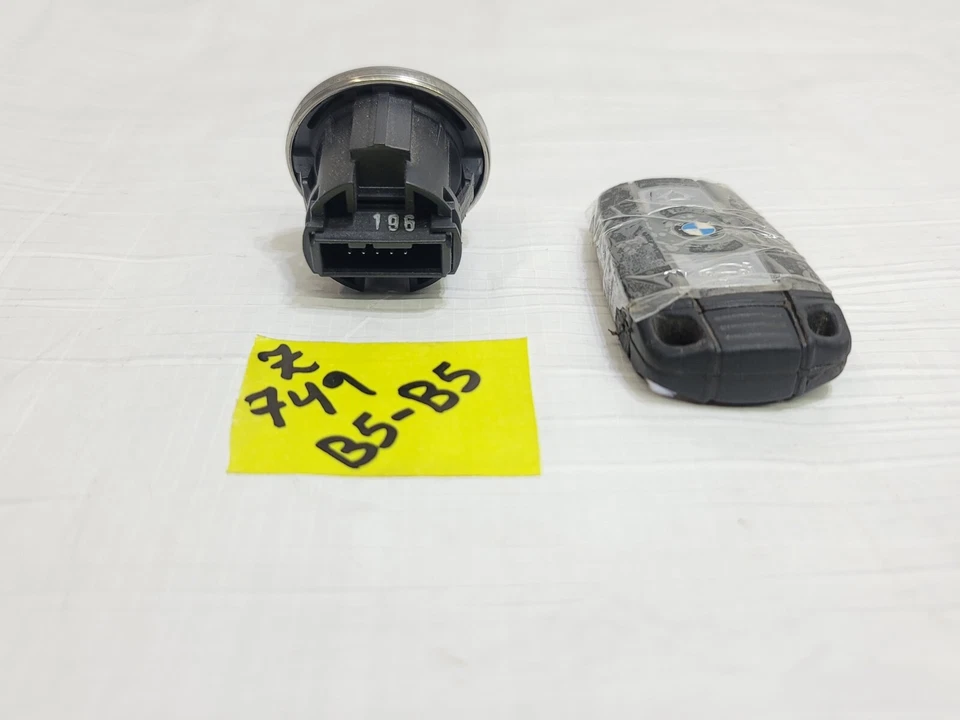Interruptor de encendido del motor BMW 335i 2007-2013 botón de arranque con llave inteligente 6973276 Foto 4 de 4