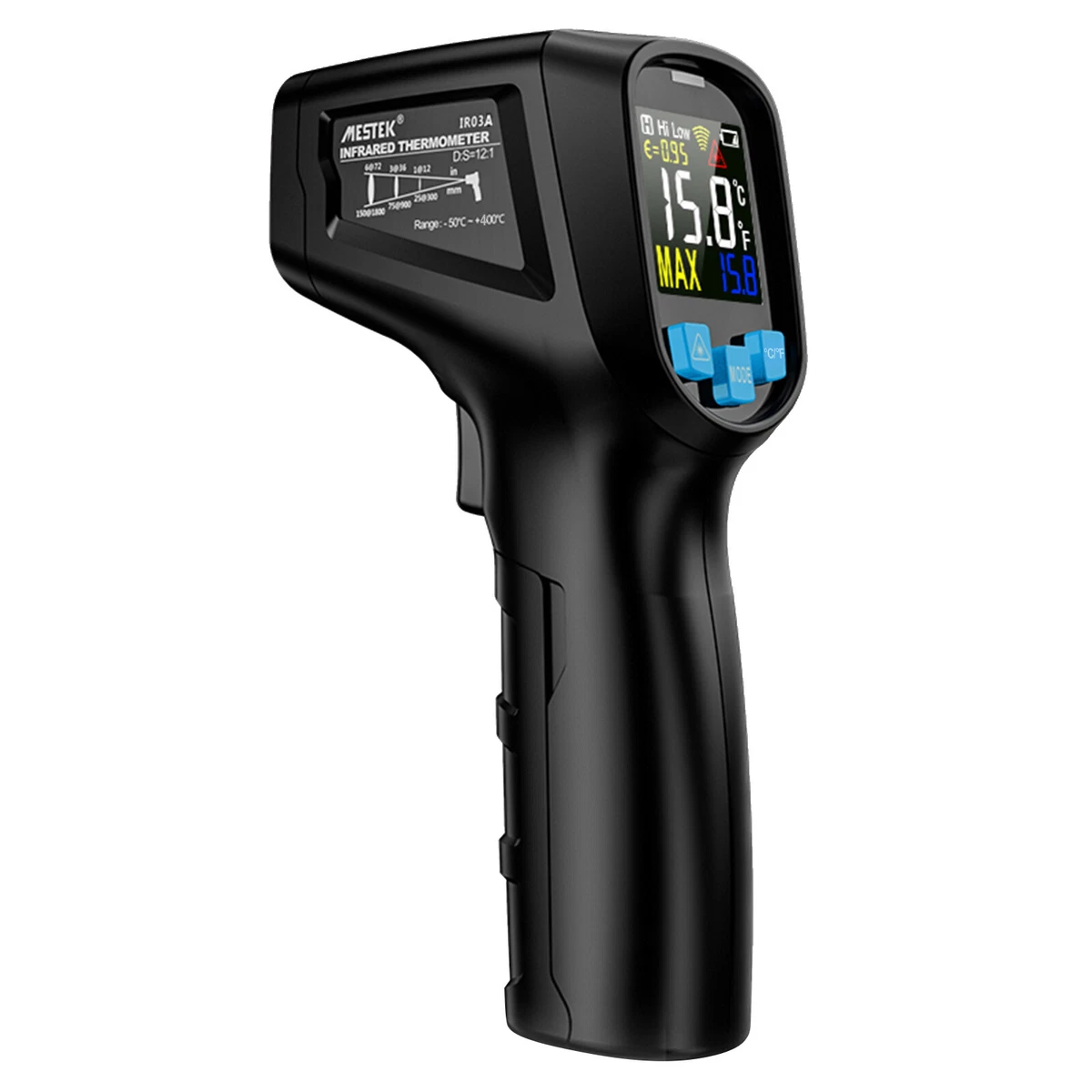MESTEK -50~400℃ Handheld Non- Digital LCD Infrared P6M6 | eBay