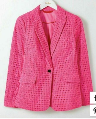 boden pink blazer