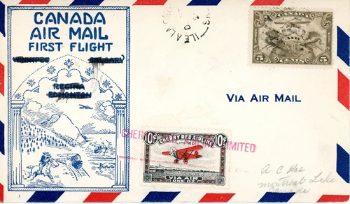 Canada FFC Ile a la Crosse to Montreal Lake Roessler