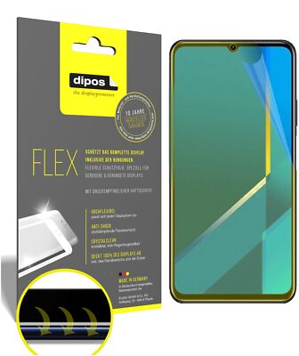 2x Schutzfolie für Honor X10 Max inkl. Rundung 3D Full Cover Flex Folie Display