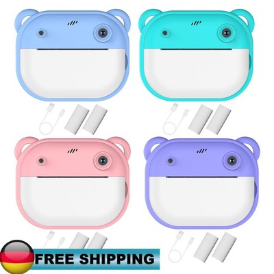 Kids Mini Instant Print Camera 2.0Inch IPS Screen Digital Photo Camera