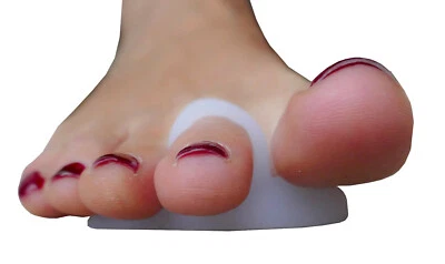 OR8 WELLNESS™ Gel Toe Crests for Hammer Toes Curled Toes Mallet Toes Support Cushion with Loop