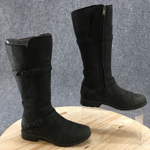 Teva Tall Riding Boot Womens 6.5 Black 