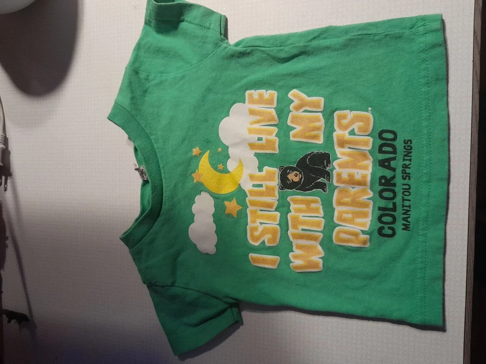 Vintage Rabbit Skins tshirt 12 Mos. Manitou Springs Colorado T-shirts Manitou - Image 4 of 4