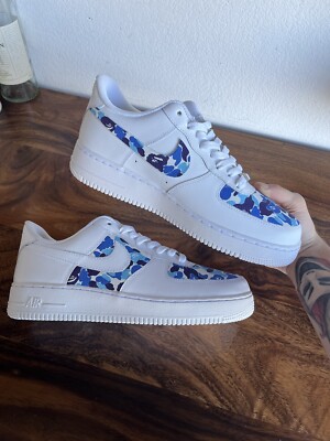 air force bape bleu