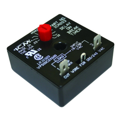 ICM Controls ICM203 Delay On Break Relays (.03-10 Minutes)