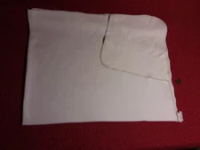 28" x 34" white Under the Nile ORGANIC COTTON BABY RECEIVING BLANKET