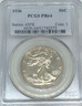 1936 Proof Brilliant Walking Liberty Half Dollar PCGS PR64 - Brilliant Philadelphia Liberty Walking