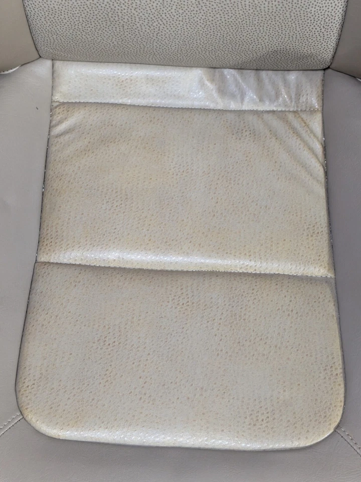 BMW Z3 Roadster Passenger Right Power Seat Single Beige Tan Leather W/ Rail OEM - Image 4 of 4