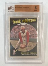 1959 Topps - Frank Robinson - #435 - Cincinnati Redlegs - BVG 8.0 - NrMt-Mt
