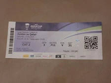 Used Ticket AFC Asian Cup 2023/24 #51 FINAL Jordan Jordan vs Qatar Qatar