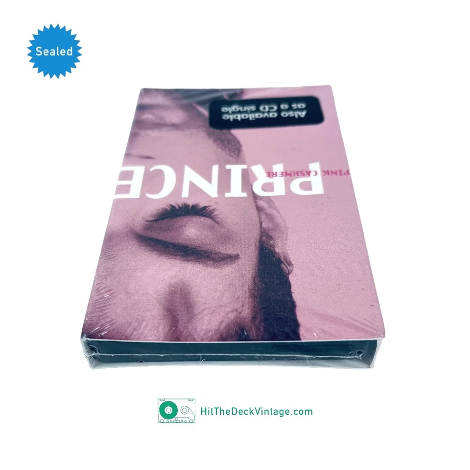 Prince - Pink Cashmere Single Cassette Tape (1993) w/ Hype Sticker SEALED - Image 3 of 4