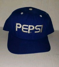 Vintage Pepsi Made in USA Hat Cap Embroidered Logo New Era Sz 7 1/2