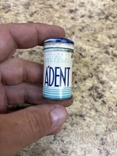 Vintage ADENT denture cleanser Tin still full