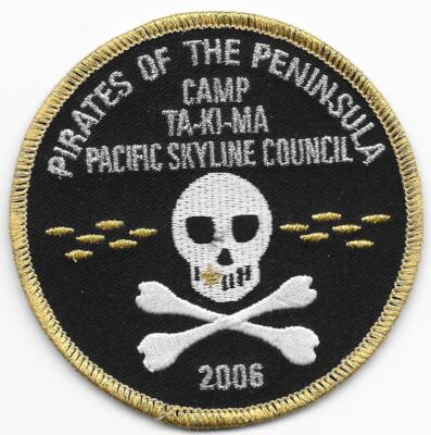 2006 Camp Ta-Ki-Ma Patch Pacific Skyline Council Boy Scouts of America BSA