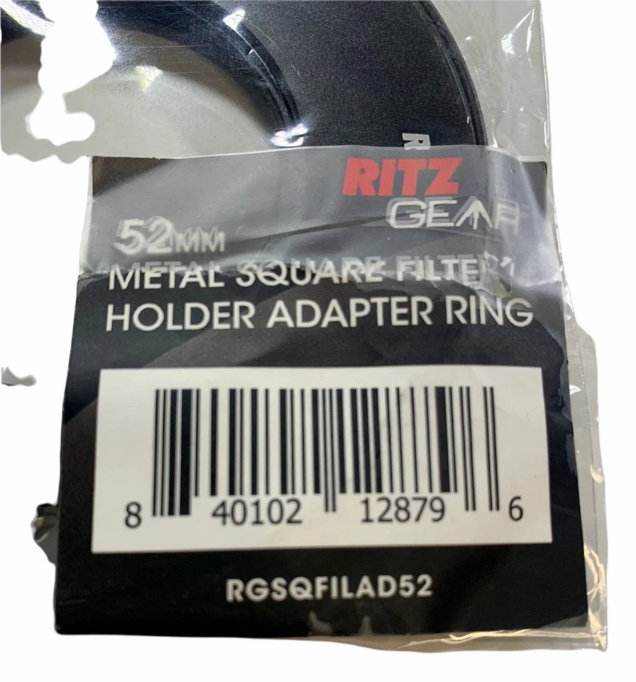 Ritz Gear 52mm Metal Square Filter Holder Adapter Ring - Image 3 of 4