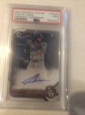 2022 Bowman Chrome Alex De Jesus 1st Prospect Auto #CPA-AD PSA 9 Dodgers MINT