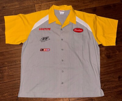 Chase Authentic M&M Mechanic Button Shirt Elliott Sadler stitched Size XL Y2K