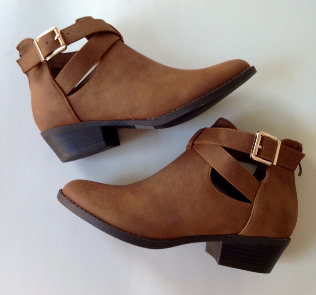 top moda classic low ankle heel bootie