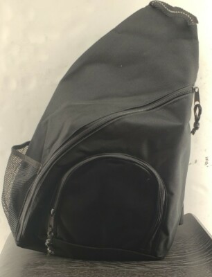 Men Women Nylon Crossbody Shoulder Chest Cycle Sling Bag Daily Travel Backpack