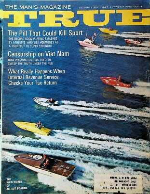 True Magazine April 1967 Steroids in Sports Ian Brady Myra Hindley Thomas Hoving
